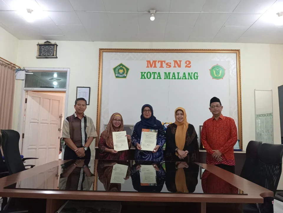 Perkuat Sinergi Akademik, MTsN 2 Kota Malang Jalin Kemitraan Strategis dengan UIN Malang