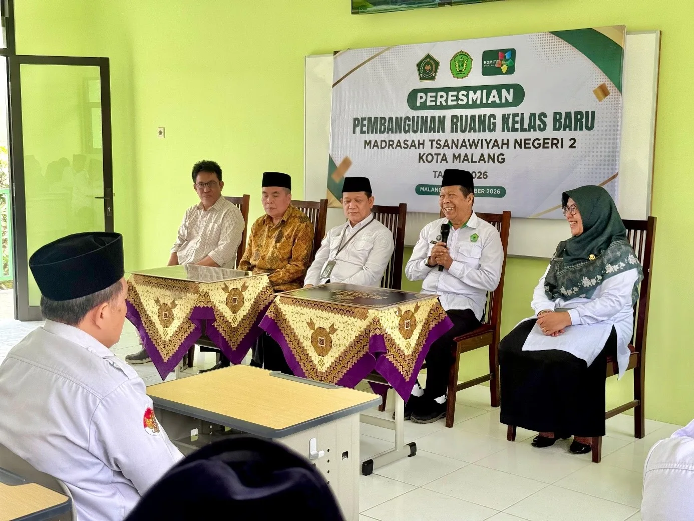 Menata Ruang, Menumbuhkan Generasi: MTsN 2 Kota Malang Hadirkan Ruang Kelas Baru