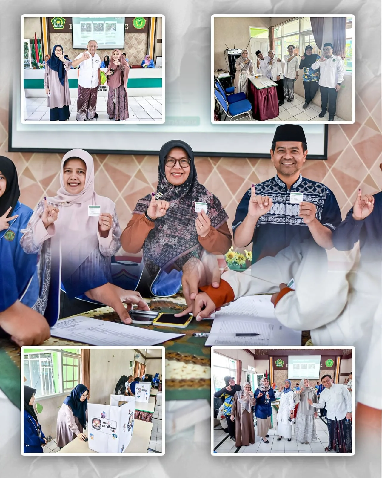 Perdana Terapkan E-Voting, PEMILOS MTsN 2 Kota Malang Hadirkan Demokrasi Digital