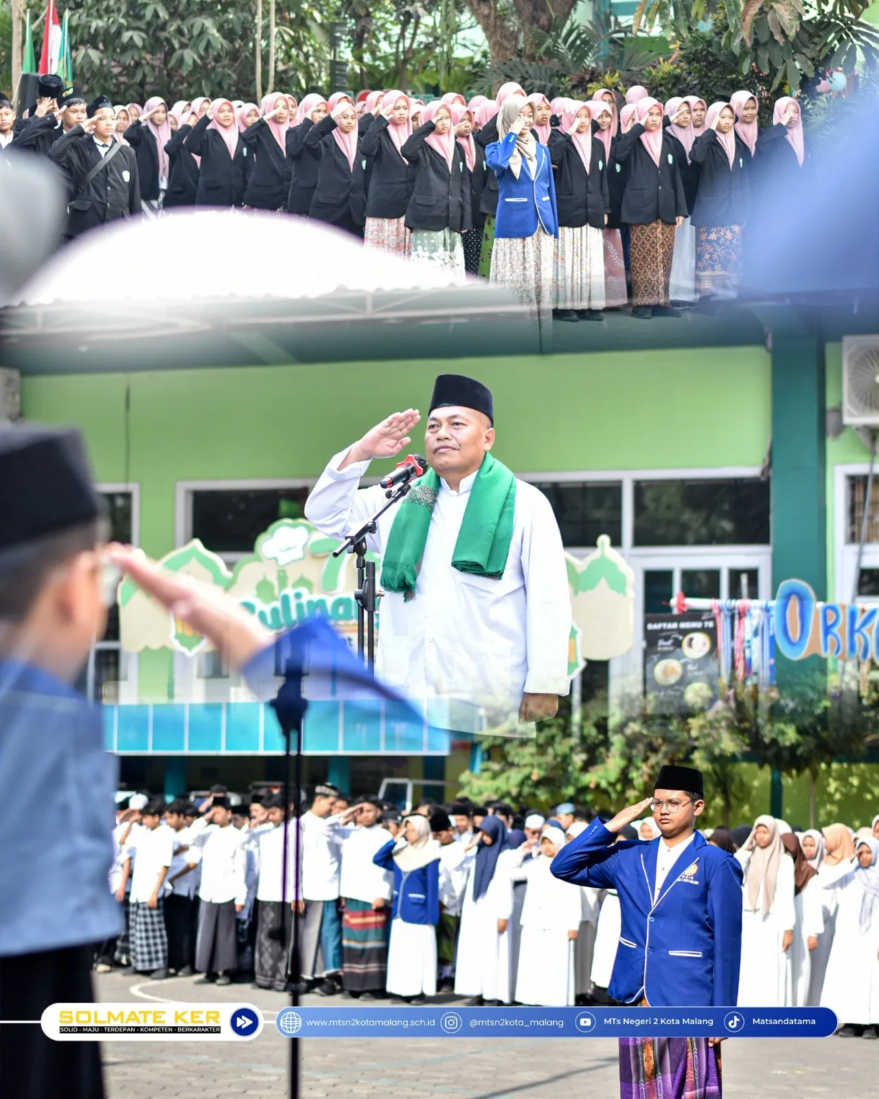 Hari Santri 2026 di MTsN 2 Kota Malang, Semangat Santri Berpadu dengan Kreativitas Kewirausahaan