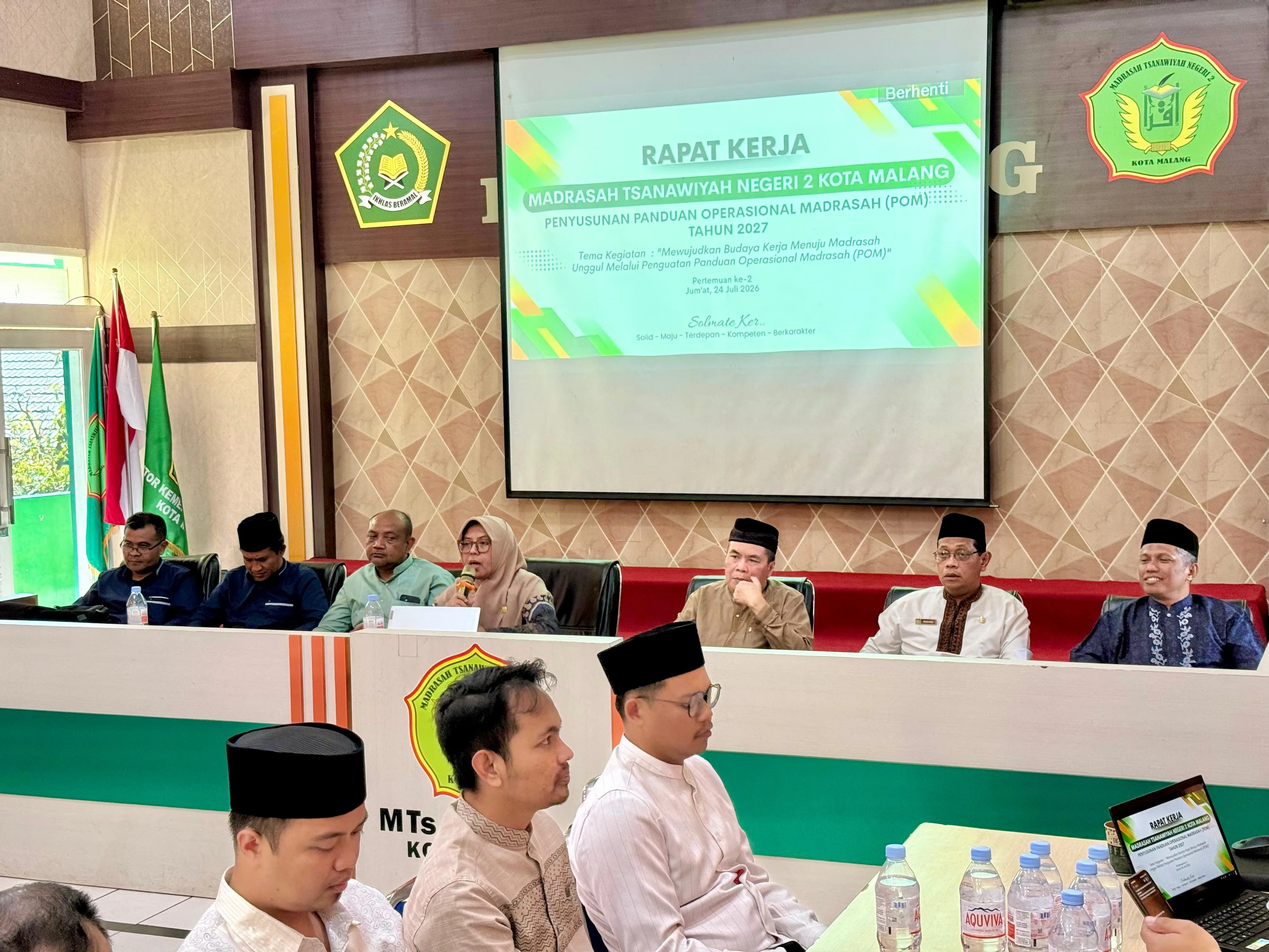 MTsN 2 Kota Malang Matangkan Panduan Operasional Madrasah 2027 melalui Penguatan Budaya Kerja