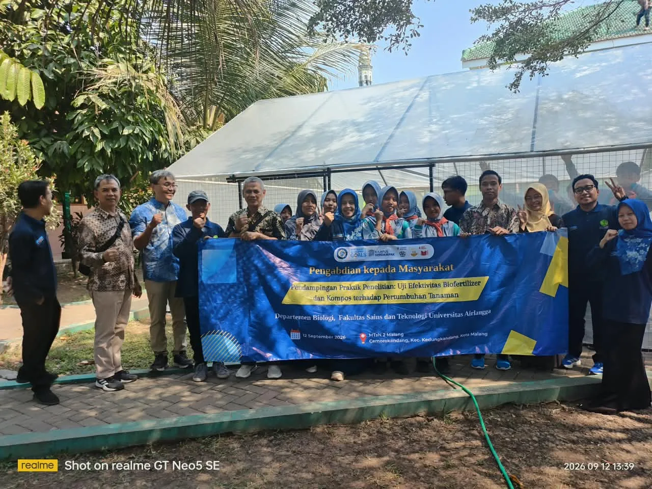 MTsN 2 Kota Malang dan UNAIR Bersinergi, Menanam Ilmu melalui Urban Farming Berkelanjutan