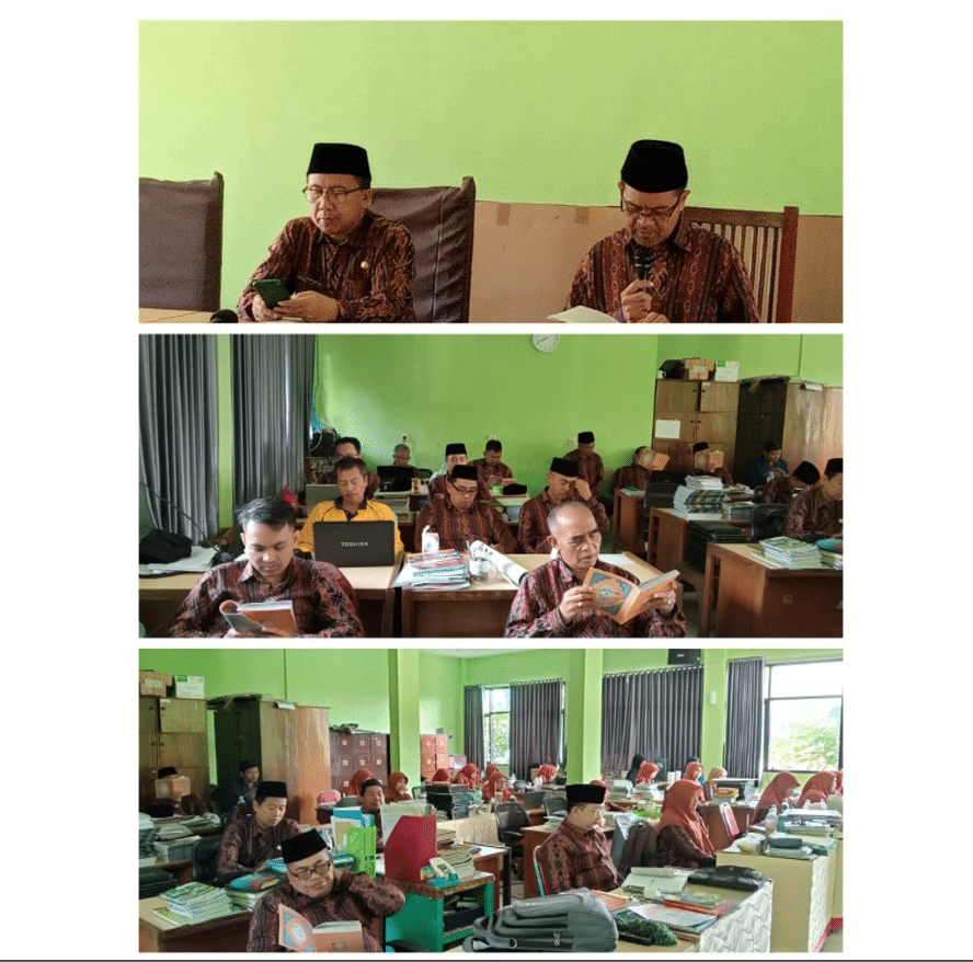 Meningkatkan Kualitas Spiritual GTK, MTsN 2 Kota Malang Rutinkan Kajian Kitab Nashoihul Ibad