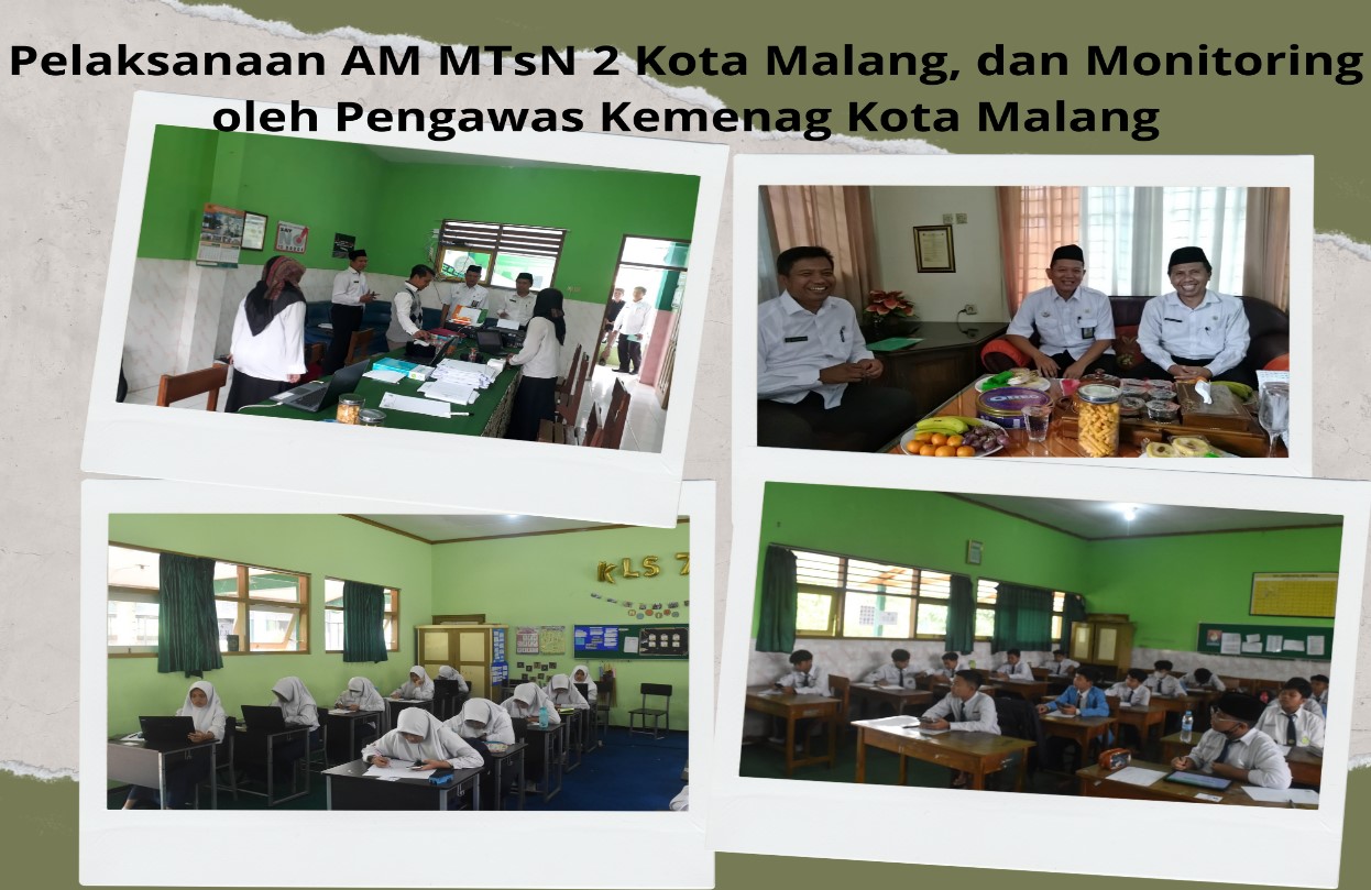 Tertib dan Santai, 273 Peserta Didik MTsN 2 Kota Malang Laksanakan Asesmen Madrasah