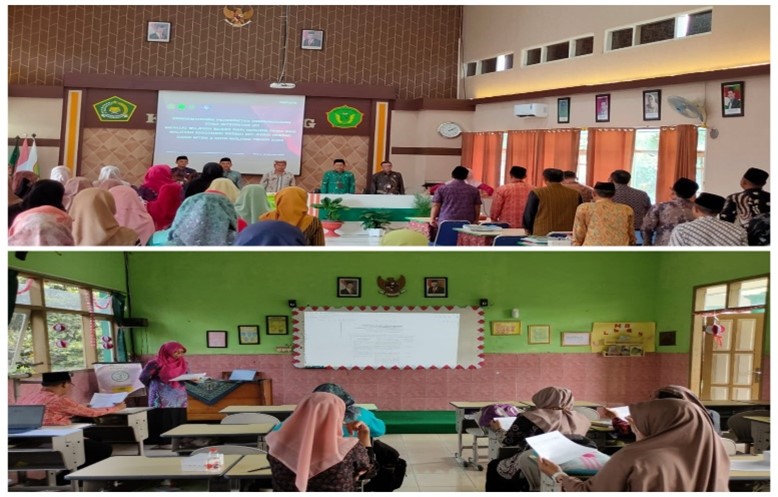 Pendampingan Percepatan Pembangunan ZI WBK dan WBBM oleh Kementerian Agama Kota Malang di MTsN 2 Kota Malang