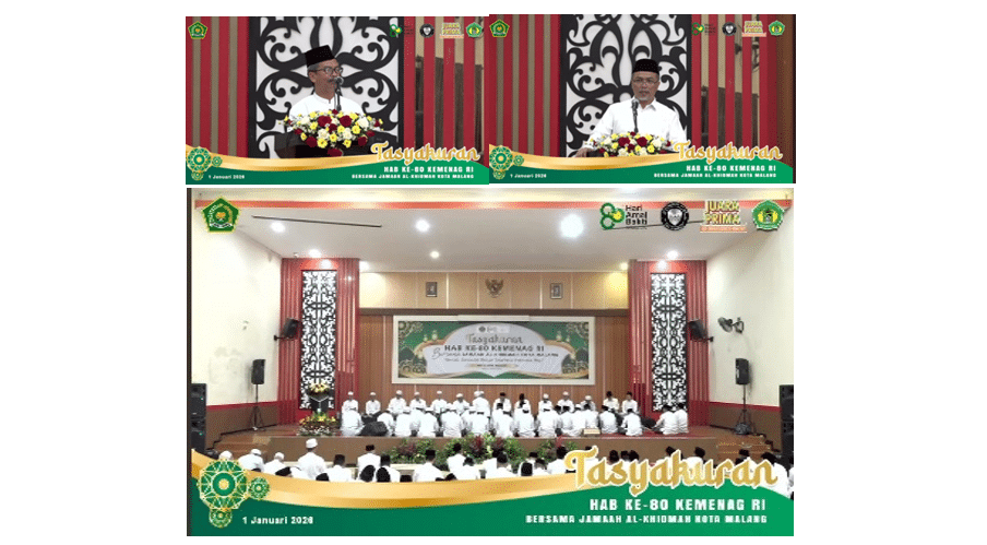 Melangitkan Doa dalam Syukur HAB ke-80 Kemenag: ASN MTsN 2 Kota Malang Ambil Bagian dalam Khotmil Qur’an dan Bershalawat