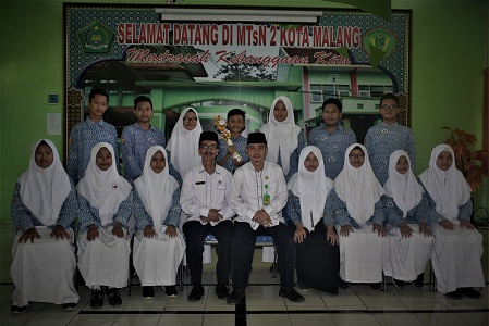 Paskibra MTsN 2 Kota Malang Juara Mula 2