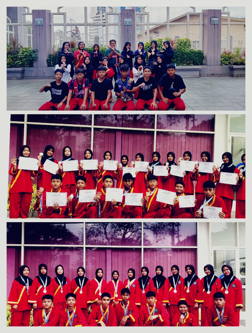 MTsN 2 Kota Malang Borong Prestasi di Kejuaraan Nasional Pencak Silat UNAIR 2025