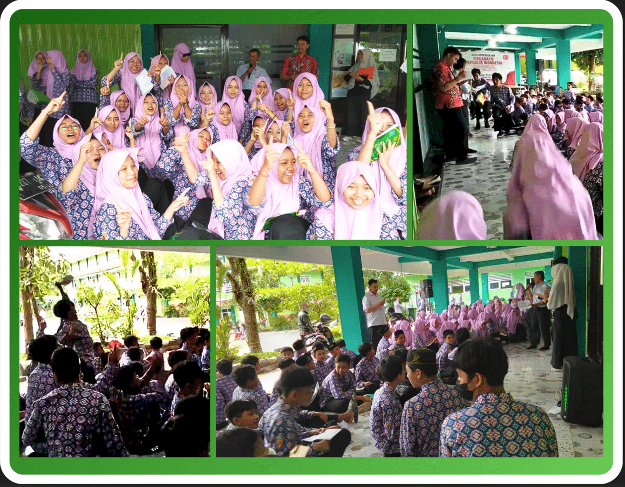 Mengasah Bakat Bilingual,MTsN 2 Kota Malang Gelar Monthly Progress Competition