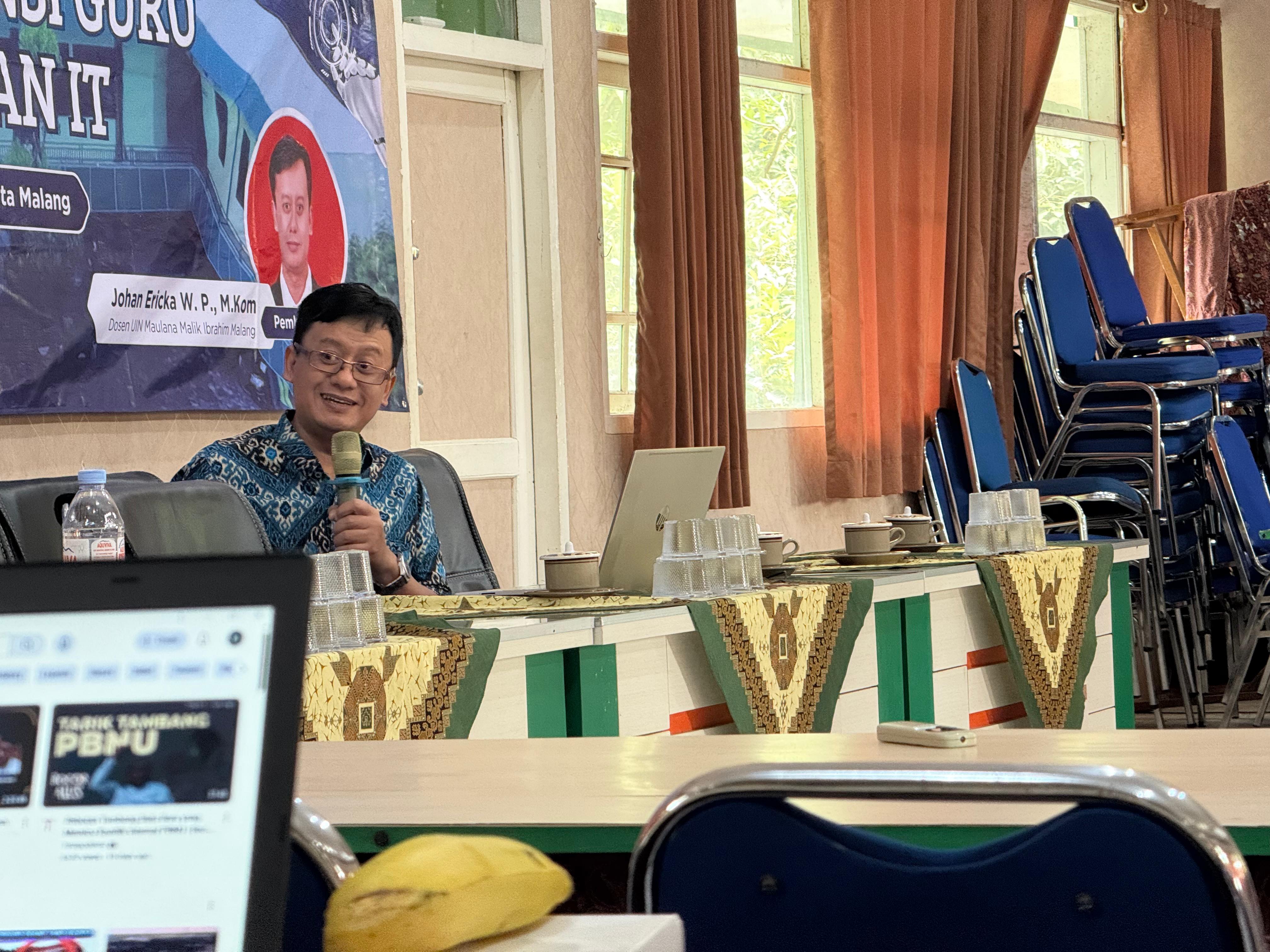 Guru MTsN 2 Kota Malang Tingkatkan Kompetensi IT Menuju Madrasah Berbasis Teknologi