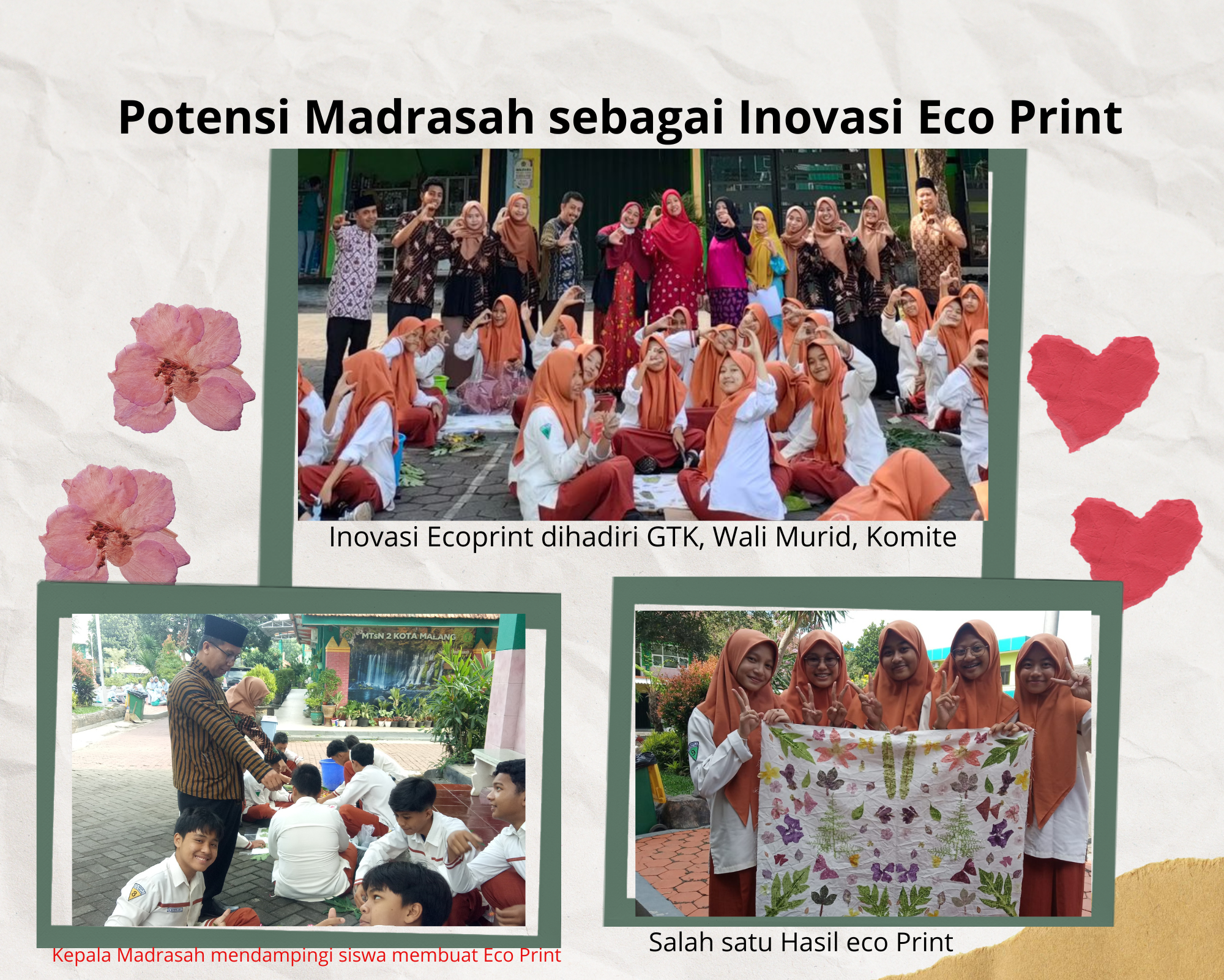Inovasi Eco Print, Manfaatkan Potensi Madrasah