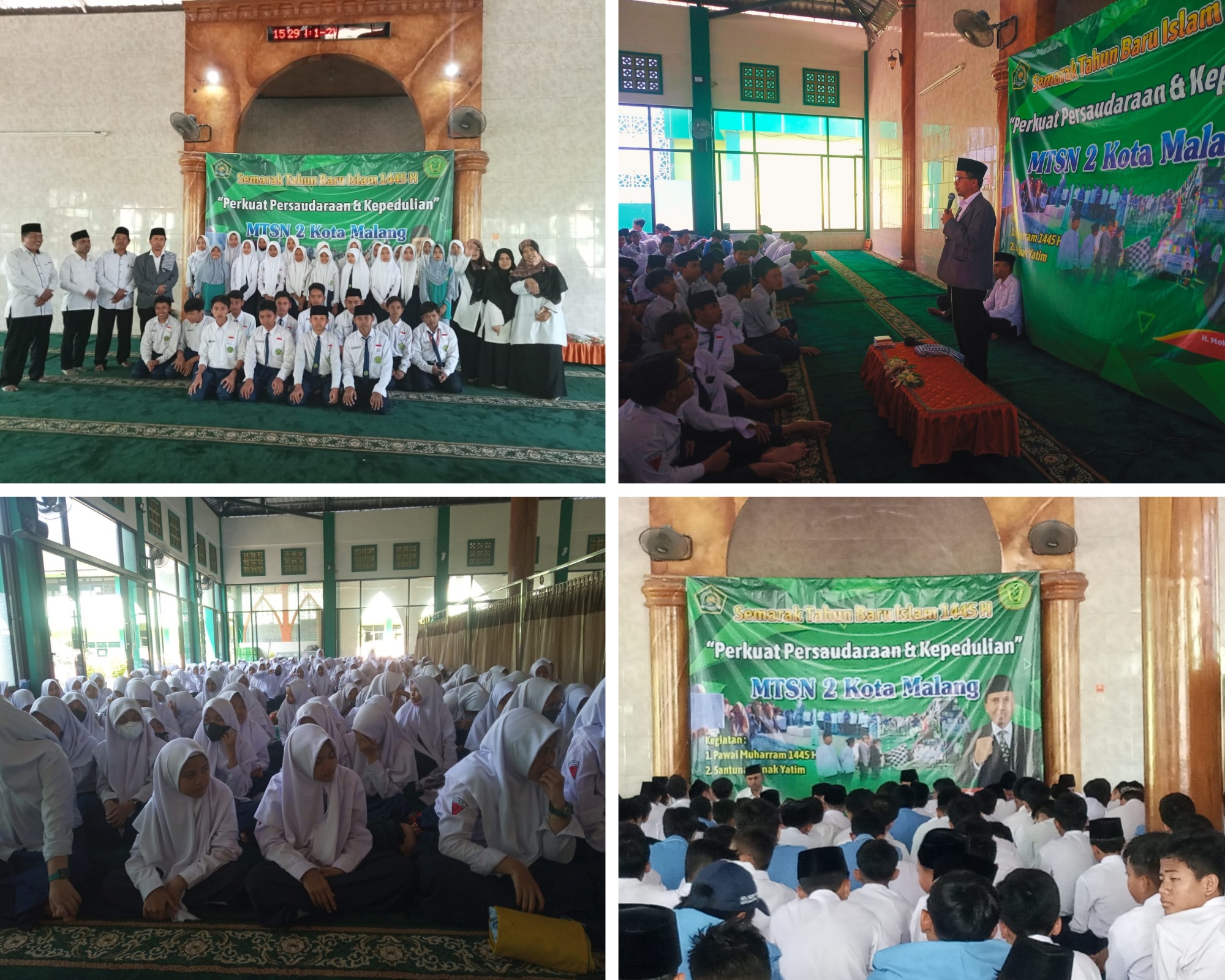 Semarak Muharram 1445 H, MTsN 2 Kota Malang Perkuat Persaudaraan dan Kepedulian