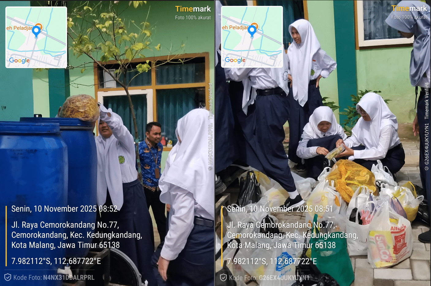 MTsN 2 Kota Malang Olah Sampah Jadi Berkah Kader Adiwiyata Buat Eco-Enzyme dan POC dari Limbah Dapur