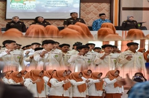 Jaksa Go to School Membangun Kesadaran Hukum di MTsN 2 Kota Malang dengan Tema Kenali Hukum Jauhi Hukuman