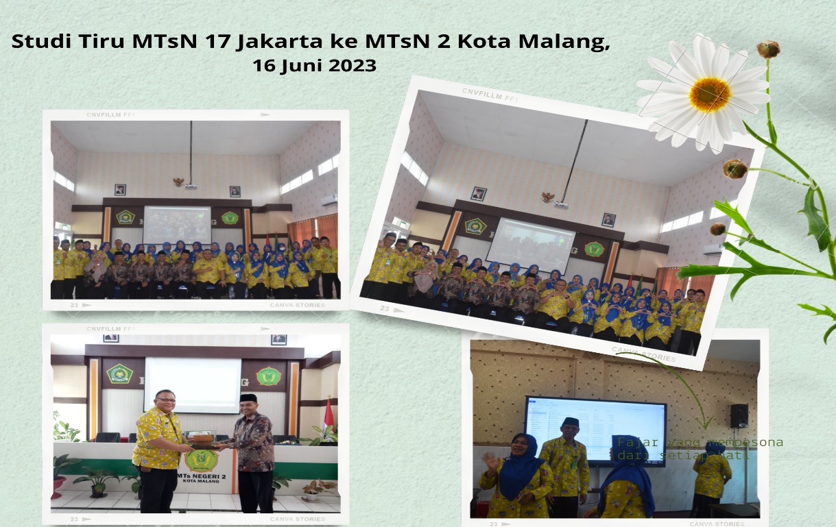Perkuat Silaturahmi, Sharing Program MTsN 17 Jakarta Bersama MTsN 2 Kota Malang
