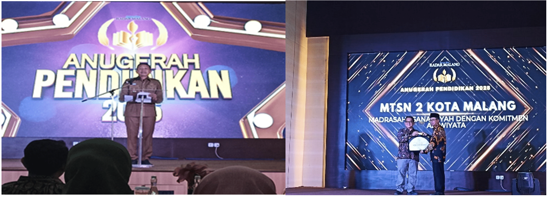 MTsN 2 Kota Malang Raih Anugerah Pendidikan 2025, Teguhkan Komitmen Madrasah Adiwiyata