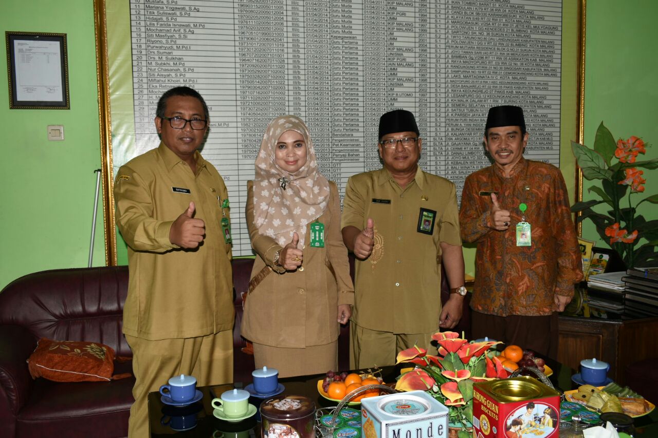 Monev UNBK di MTsN 2 Kota Malang; Pastikan Berjalan Lancar