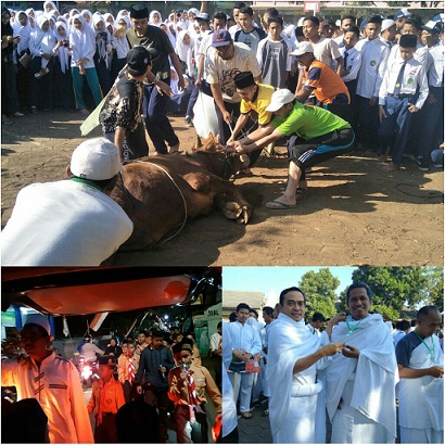 Semarak Idul Adha MTsN 2 Kota Malang Tinggalkan Kesan Positif