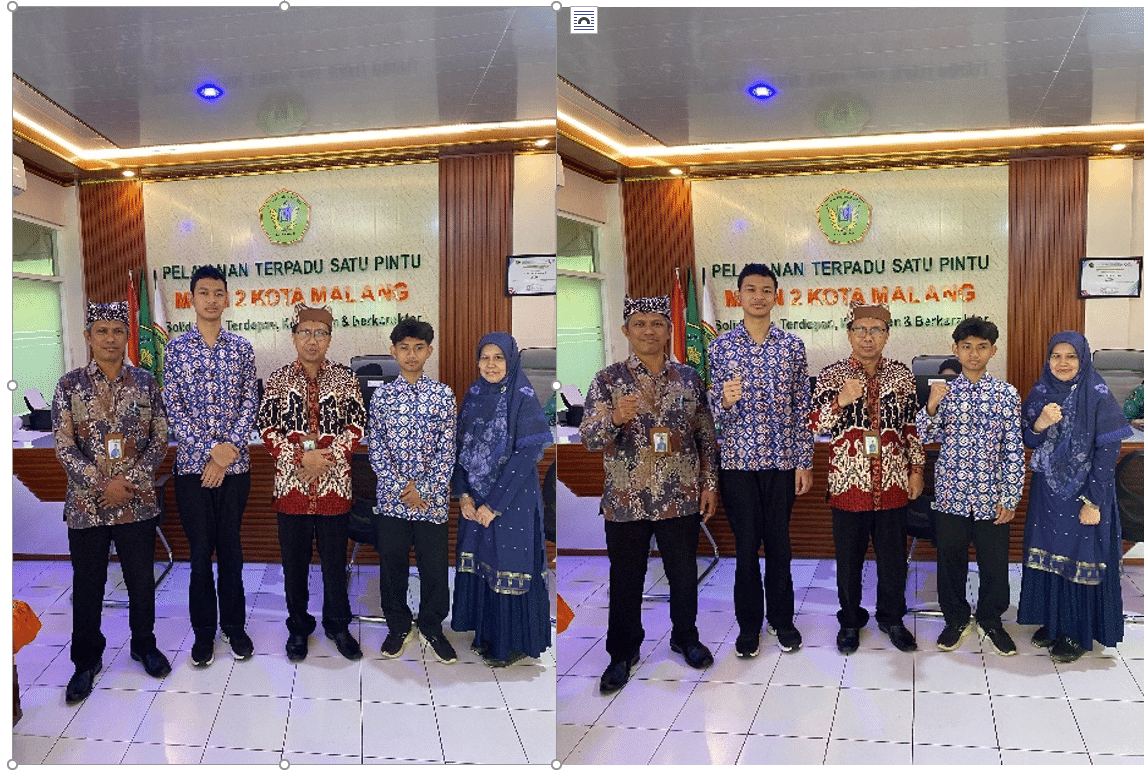 Prestasi Membanggakan, Dua Siswa MTsN 2 Kota Malang Lolos ke OMI Tingkat Provinsi