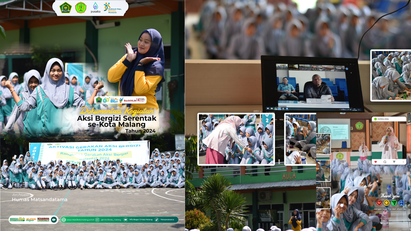 AKSI BERGIZI 2024 GERAKAN WUJUDKAN GENERASI SEHAT, BEBAS ANEMIA, BEBAS OBESITAS, DAN BEBAS STUNTING