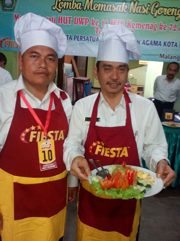 Tak Mau Ketinggalan, MTsN 2 Kota Malang Ikuti Duet Masak