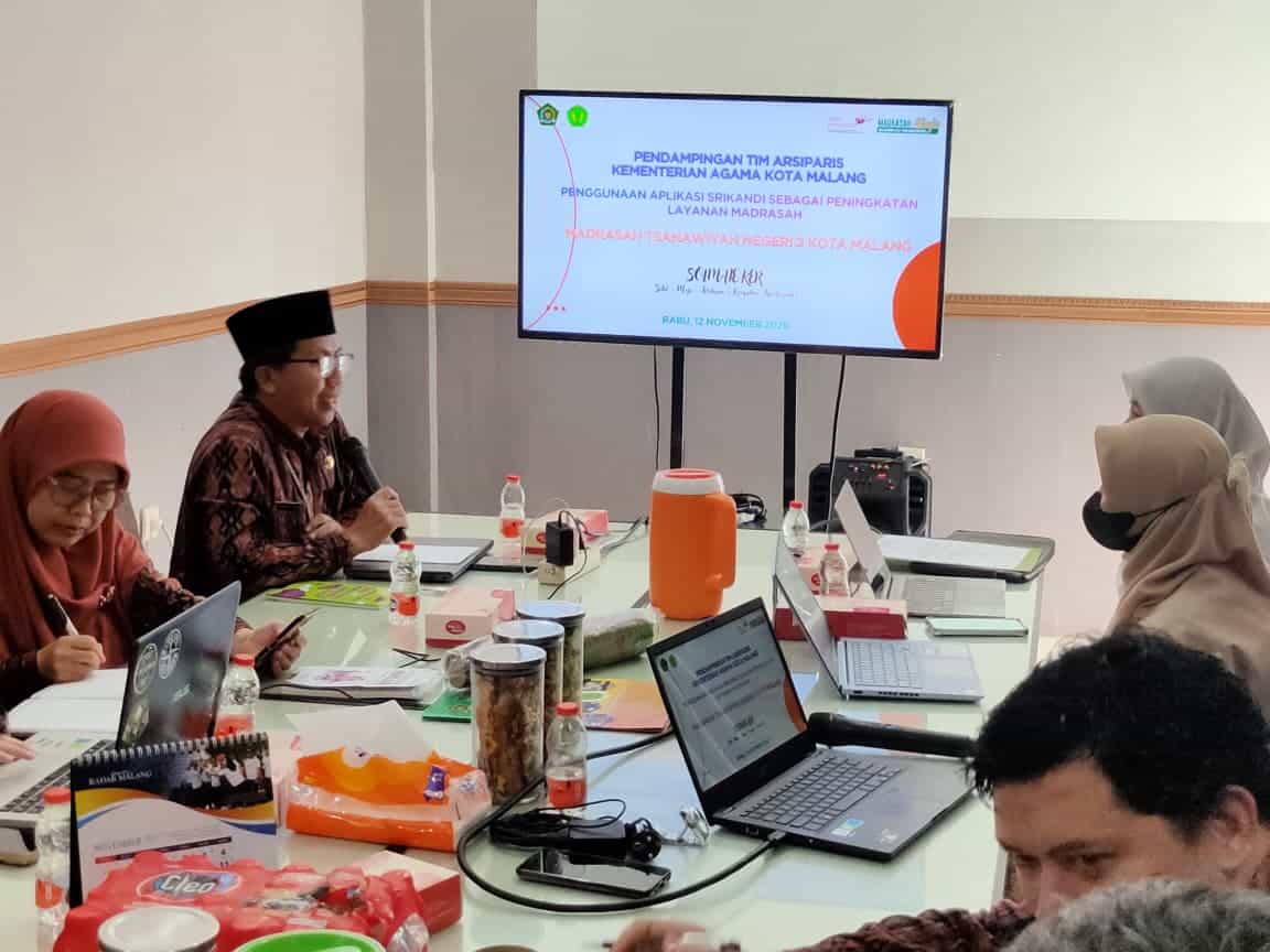 MTsN 2 Kota Malang Tingkatkan Layanan Digital lewat Pendampingan Aplikasi SRIKANDI