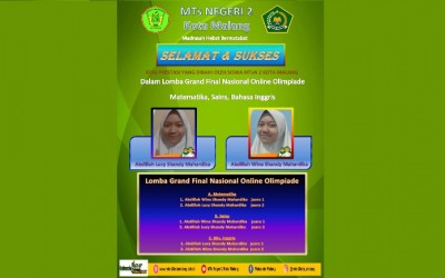 Si-Kembar Lucy – Wina Borong Prestasi untuk MTsN 2 Kota Malang