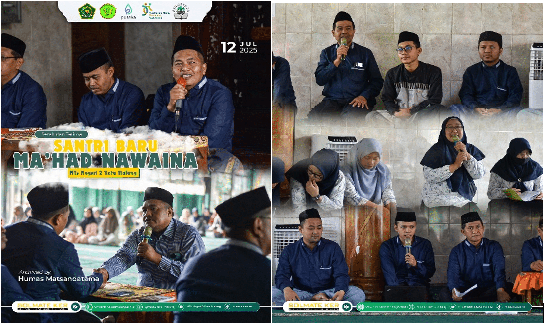 Ma'had Nawaina MTsN 2 Kota MalangSambut Hangat 57 Santri Baru Tahun Ajaran 2025/2026