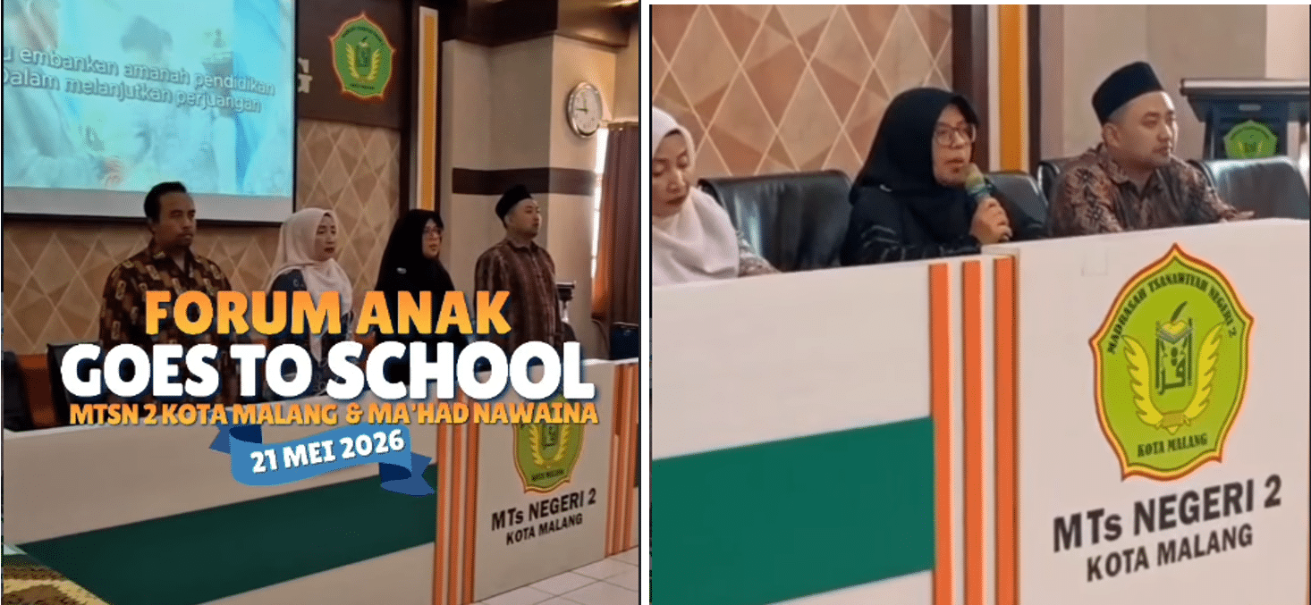 Forum Goes To School di MTsN 2 Kota Malang:Wujudkan Pelajar Bijak, Peduli, dan Berkarakter