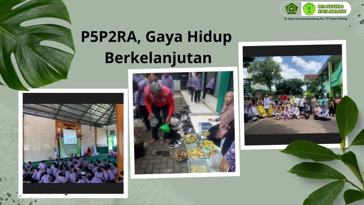P5P2RA MTsN 2 Kota Malang, Gaya Hidup Berkelanjutan, Hasilkan Eco Enzym dan Baju Daur Ulang