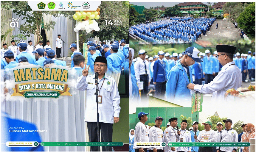 Membentuk Generasi Emas, Matsama Angkatan 48 MTsN 2 Kota Malang Tanamkan Karakter Unggul dan Wawasan Adiwiyata