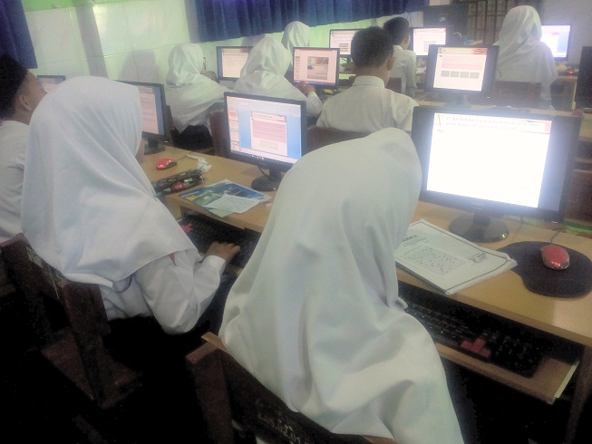 Rintisan SKS MTsN 2 Kota Malang Laksanakan PAP CBT