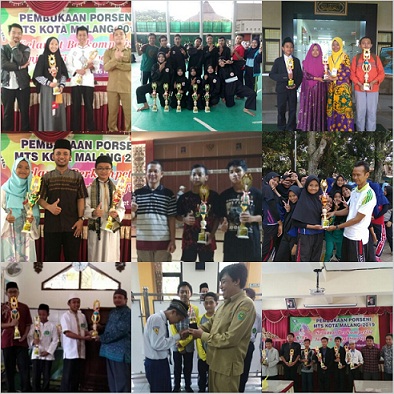 Hari Keempat Porseni, MTsN 2 Kota Malang Raih 20 Kejuaraan