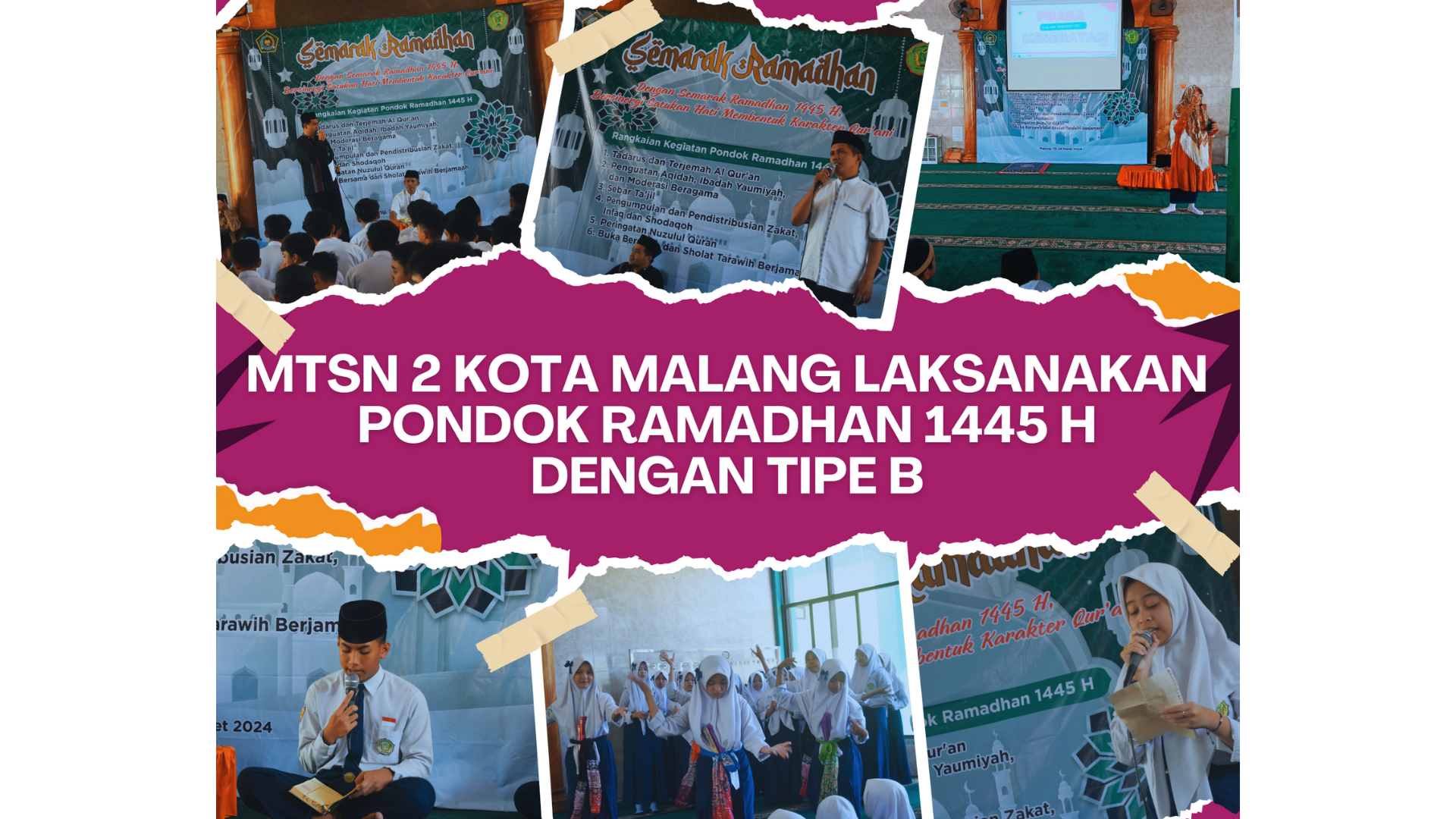 MTsN 2 Kota Malang Laksanakan Pondok Ramadan 1445H dengan Tipe B