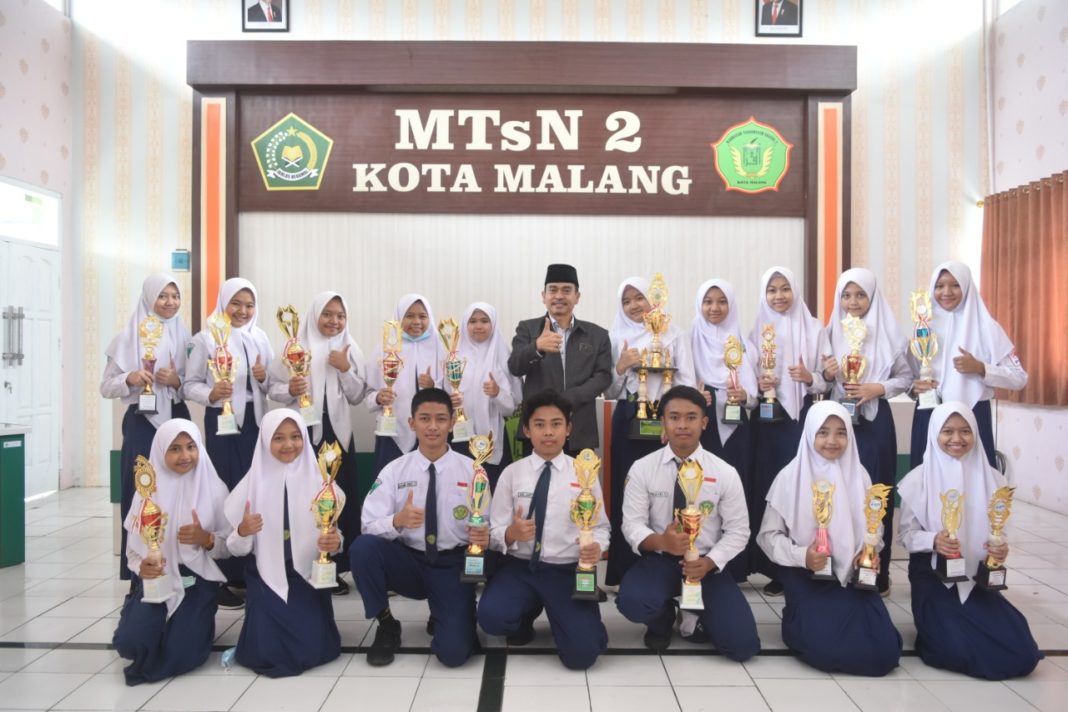 Sepanjang 2020, MTsN 2 Kota Malang Panen Prestasi