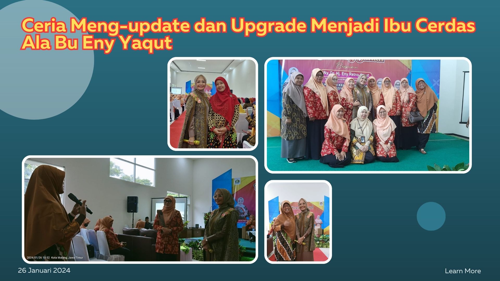 Ceria Meng-update dan Upgrade Menjadi Ibu Cerdas Ala Bu Eny Yaqut