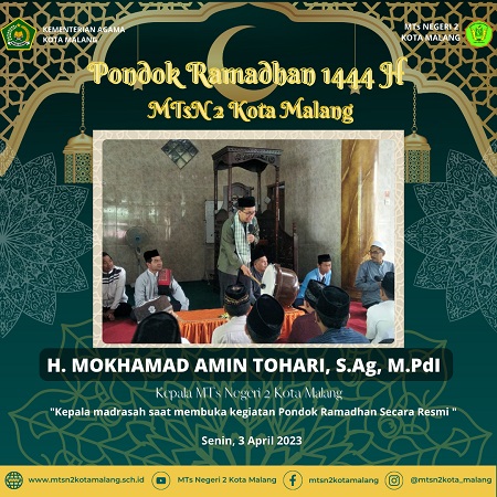 Jadikan santri ‘PLUS’ MTsN 2 Kota Malang laksanakan Pondok Ramadhan